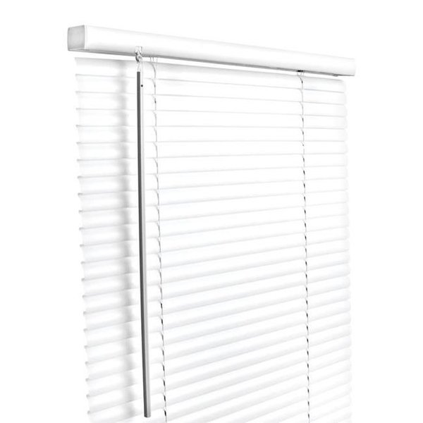 Living Accents 5005762 Vinyl 1 in. Cordless Mini-Blinds; 43 x 64 in. - White, Living Accents, Mfr#: 5005762